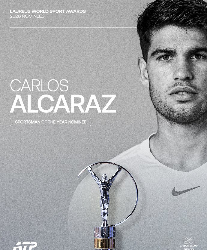 开云官网-2026劳伦斯奖提名发布，网坛五人上榜！|辛纳|阿尔卡拉斯|卡洛斯·阿尔卡拉斯|姚明|刘翔_新浪体育_新浪新闻